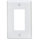 Leviton Mid-Way 1-Gang Smooth Plastic Rocker Decorator Wall Plate, White