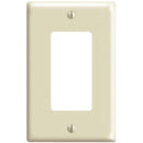 Leviton Mid-Way 1-Gang Smooth Plastic Rocker Decorator Wall Plate, Ivory