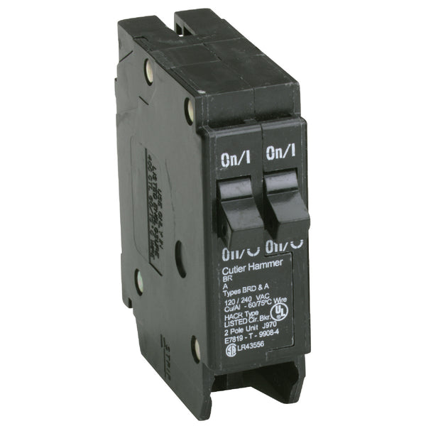 Eaton BR 30A/30A Double-Pole Standard Trip Duplex Circuit Breaker