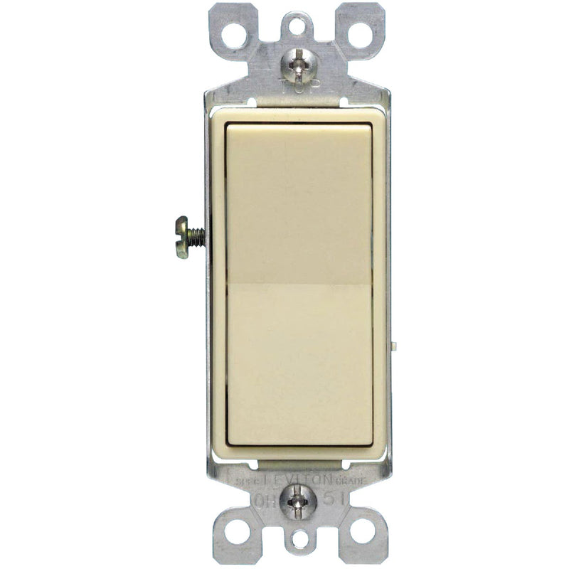 Leviton Residential 15A Ivory Grounded 4-Way Switch