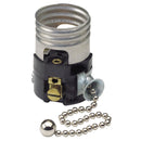 Leviton Pull Chain Medium Base Black Interior Lamp Socket