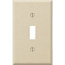 Amerelle PRO 1-Gang Stamped Steel Toggle Switch Wall Plate, Ivory Wrinkle