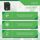 Square D Homeline 30A Double-Pole Standard Trip Circuit Breaker