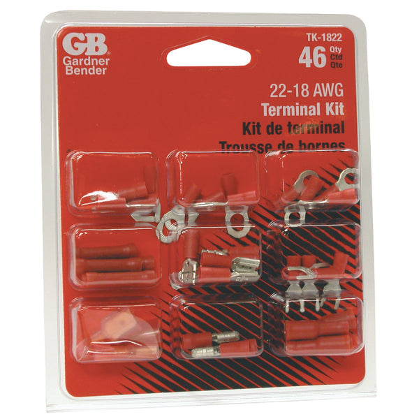 Gardner Bender 18 to 22 AWG 46 Pieces Wire Terminal Kit