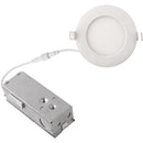 4 In. New Construction IC Rated White CCT Tunable Slim LED Downlight, 650 Lm.