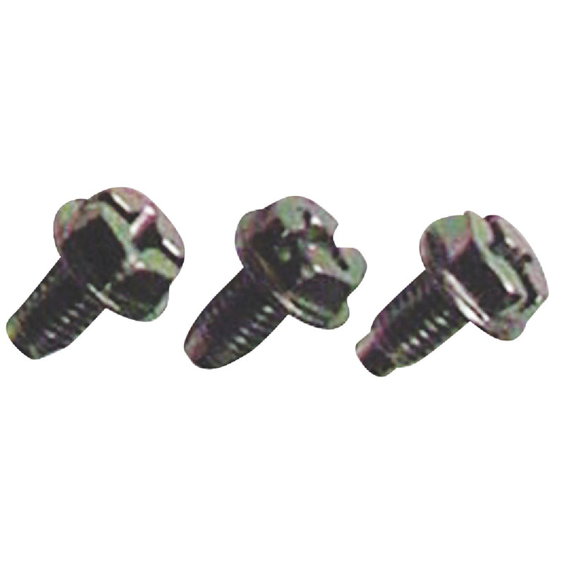 Gardner Bender Round Washer Green Grounding Screw (12-Pack)