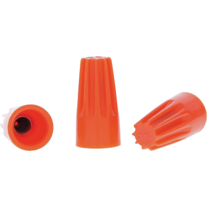 Ideal Wire-Nut Small Orange Copper to Copper Wire Connector (100-Pack)