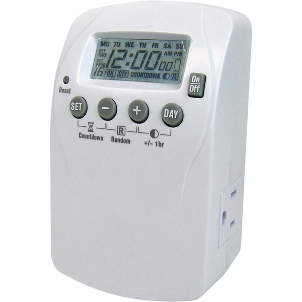 Prime 125V Indoor 7-Day Digital Timer