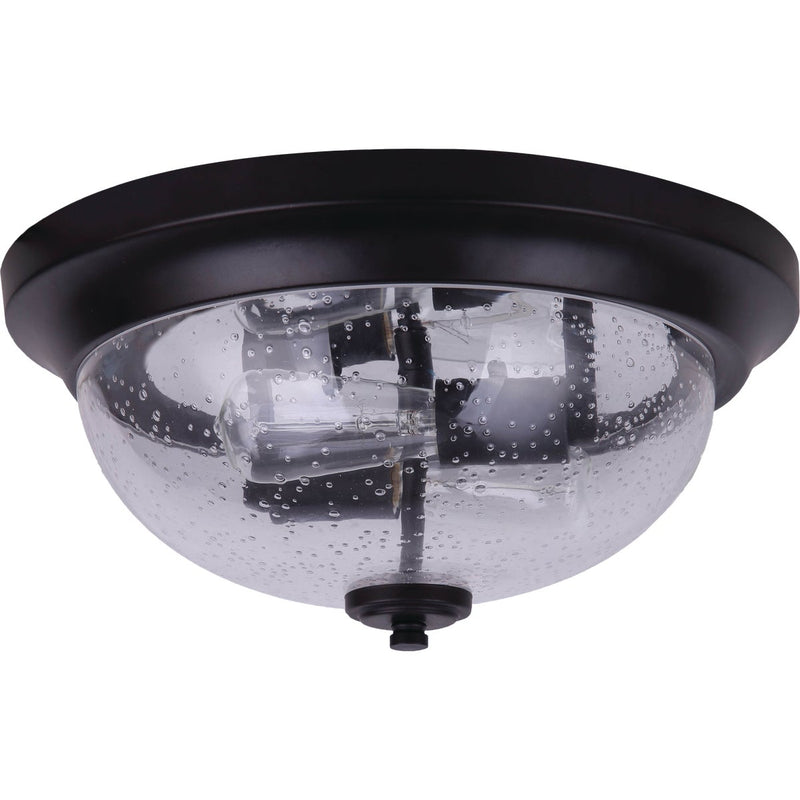 Home Impressions 13 In. Oil Rubbed Bronze LED Flush Mount Ceiling Light Fixture