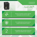 Square D Homeline 50A Double-Pole Standard Trip Circuit Breaker