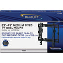 Blue Jet Black 23 In. to 43 In. Medium Fixed TV Wall Mount