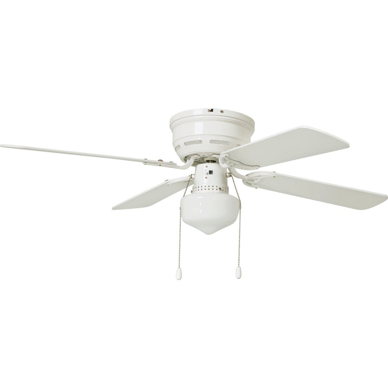 Home Impressions 42 In. White Ceiling Fan with Light Kit