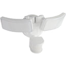 White Motion Sensing Twin Swivel Head LED Floodlight Fixture