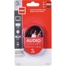 RCA 3 Ft. Single 3.5 mm Male RCA Y-Adapter