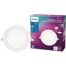 Philips 6 In. White Canless Selectable CCT LED Recessed Light Kit