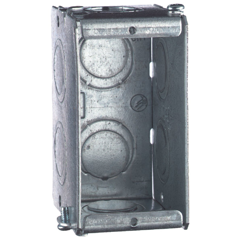 Steel City 1-Gang Steel Welded Masonry Wall Box