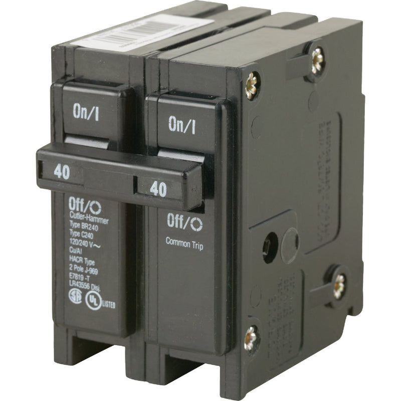 Eaton BR 40A Double-Pole Standard Trip Circuit Breaker