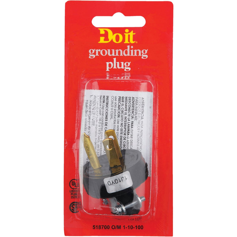 Do it 15A 125V 3-Wire 2-Pole Heavy-Duty Round Cord Plug