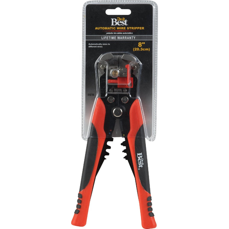 Do It Best 8 In. 10 to 26 AWG Solid/Stranded Auto Wire Stripper