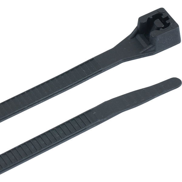 Gardner Bender 4 In. x 0.095 In. Black Nylon Ultra Violet Cable Tie (100-Pack)