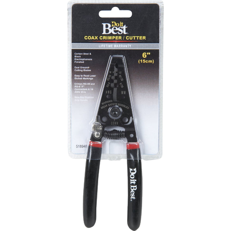 Do it Best 6 In. Coax Crimping Tool & Cutter