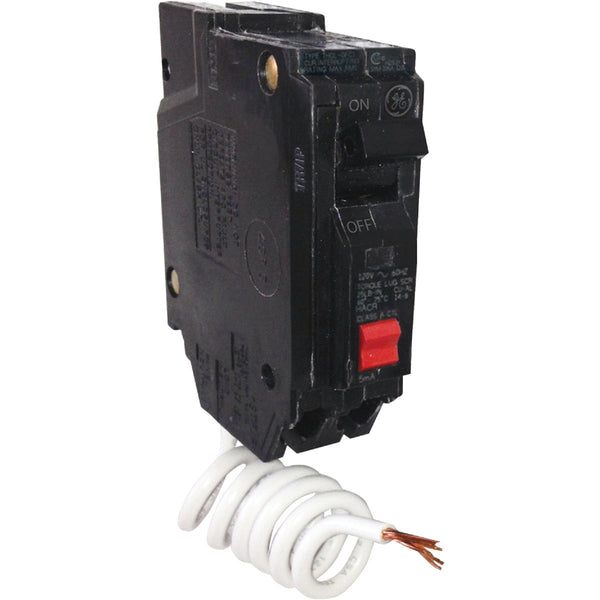 GE THQL 20A Single-Pole GFCI Breaker