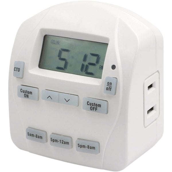 Prime EZ-Set 125V Indoor 24 Hr. Digital Timer