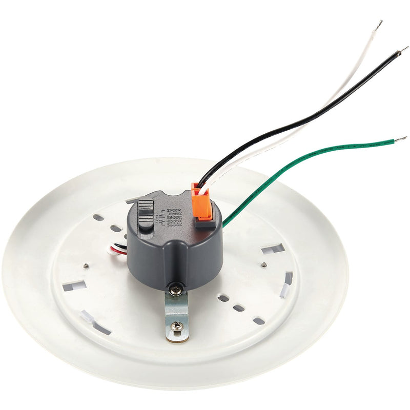 6 In. Retrofit IC Rated White LED DOB CCT Selectable Surface Mount Downlight, 1100 Lm.