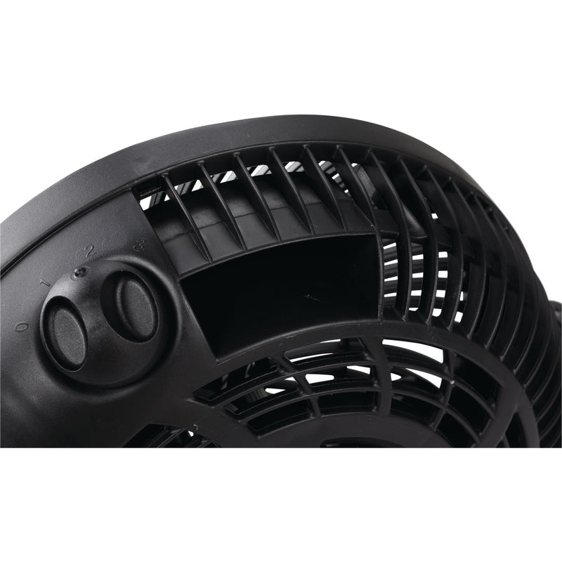 Best Comfort 8 In. 3-Speed Black Floor Fan