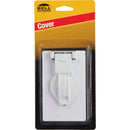 Hubbell Single Gang Vertical Corrosion Resistant Aluminum Weatherproof Electrical Cover