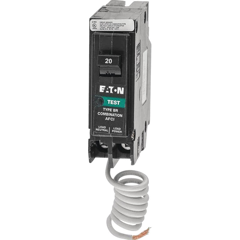 Eaton BR 15A Single-Pole CAFCI Combination Arc Fault Breaker