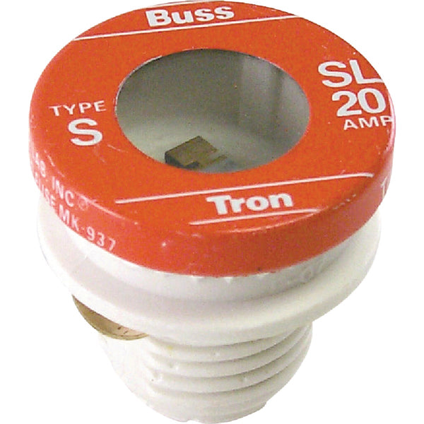 Bussmann 20A BP/SL Time-Delay Plug Fuse (3-Pack)