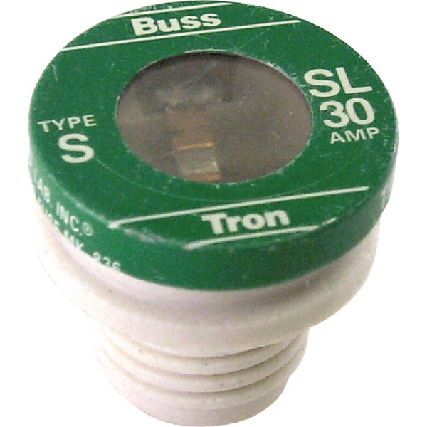 Bussmann 30A BP/SL Time-Delay Plug Fuse (3-Pack)