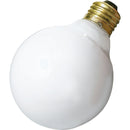 Satco 25W Frosted Soft White Medium Base G25 Incandescent Globe Light Bulb