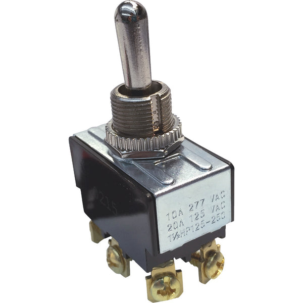 Gardner Bender Heavy-Duty DPDT 6-Screw Toggle Switch