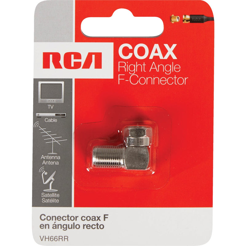 RCA Right Angle Coaxial F-Connector