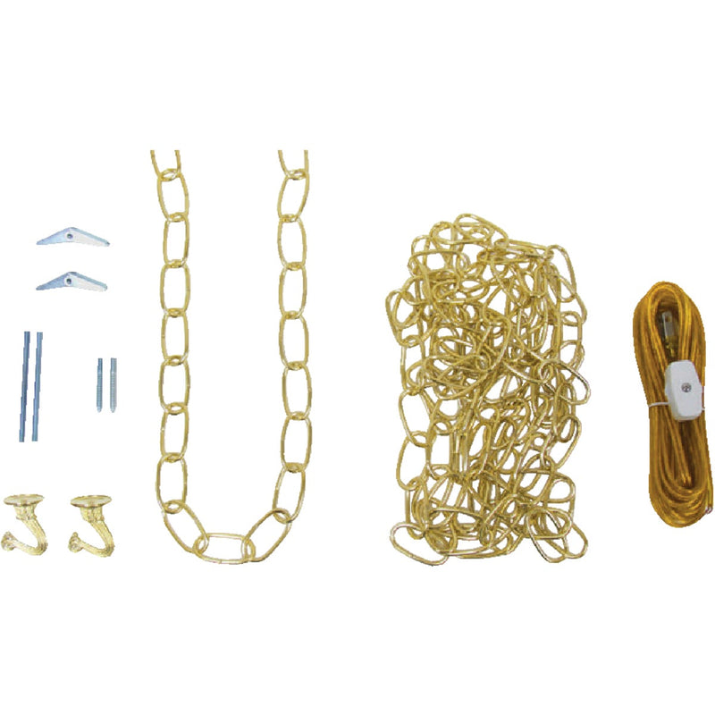 Westinghouse Brass Finish Steel Chain Swag Lamp Kit