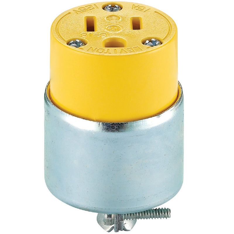 Do it 15A 125V 3-Wire 2-Pole Armored Cord Connector