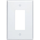 Leviton Decora 1-Gang Plastic Oversized Rocker Decorator Wall Plate, White