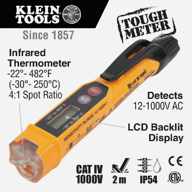 Klein Non-Contact Voltage Tester with Thermometer