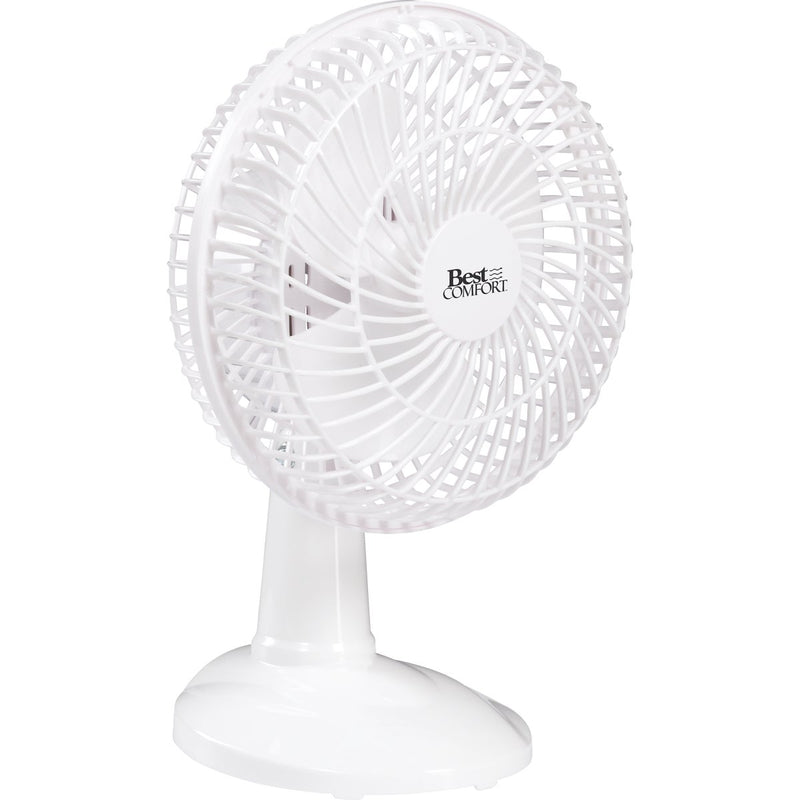 Best Comfort 6 In. 2-Speed White Clip-On Fan