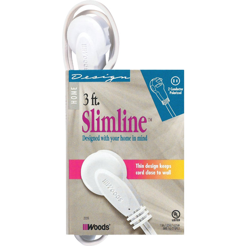 Woods Slimline 3 Ft. 16/2 Extension Cord