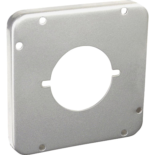 Southwire 2.156 In. Dia. Receptacle 4-11/16 In. x 4-11/16 In. Square Device Cover