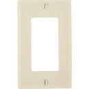 Leviton Decora 1-Gang Smooth Plastic Rocker Decorator Wall Plate, Ivory