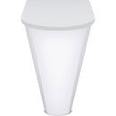 Metalux 4 Ft. Low Profile LED Wraparound Ceiling Light with Selectable Lumens & CCT