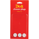 Bell 1/2 In. White Closure Plug (3-Pack)