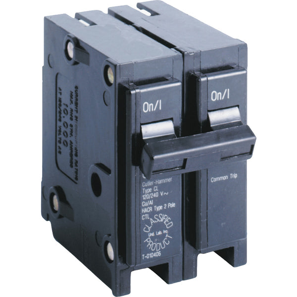 Eaton 20A Double-Pole Standard Trip Universal Replacement Circuit Breaker