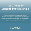 Lutron Diva Incandescent/Halogen/LED/CFL White Slide Dimmer Switch