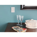 Lutron Diva Incandescent/Halogen/LED/CFL White Slide Dimmer Switch