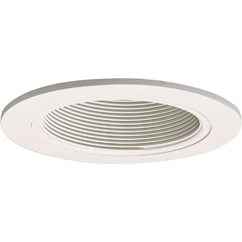 Halo 4 In. White Trim w/White Baffle Recessed Fixture Trim